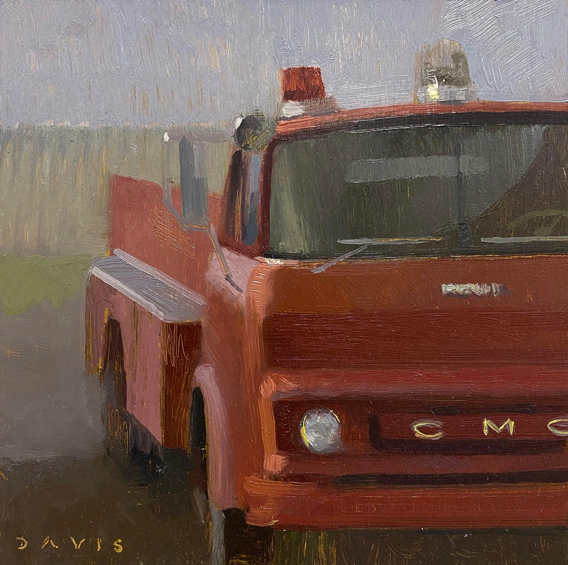 Brad Davis Figurative Painting - Fire Truck