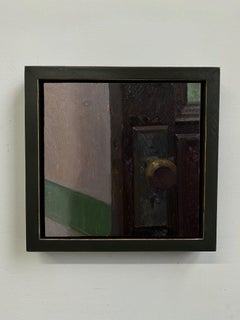 "Jessamine Street, Midnight, " Oil painting
