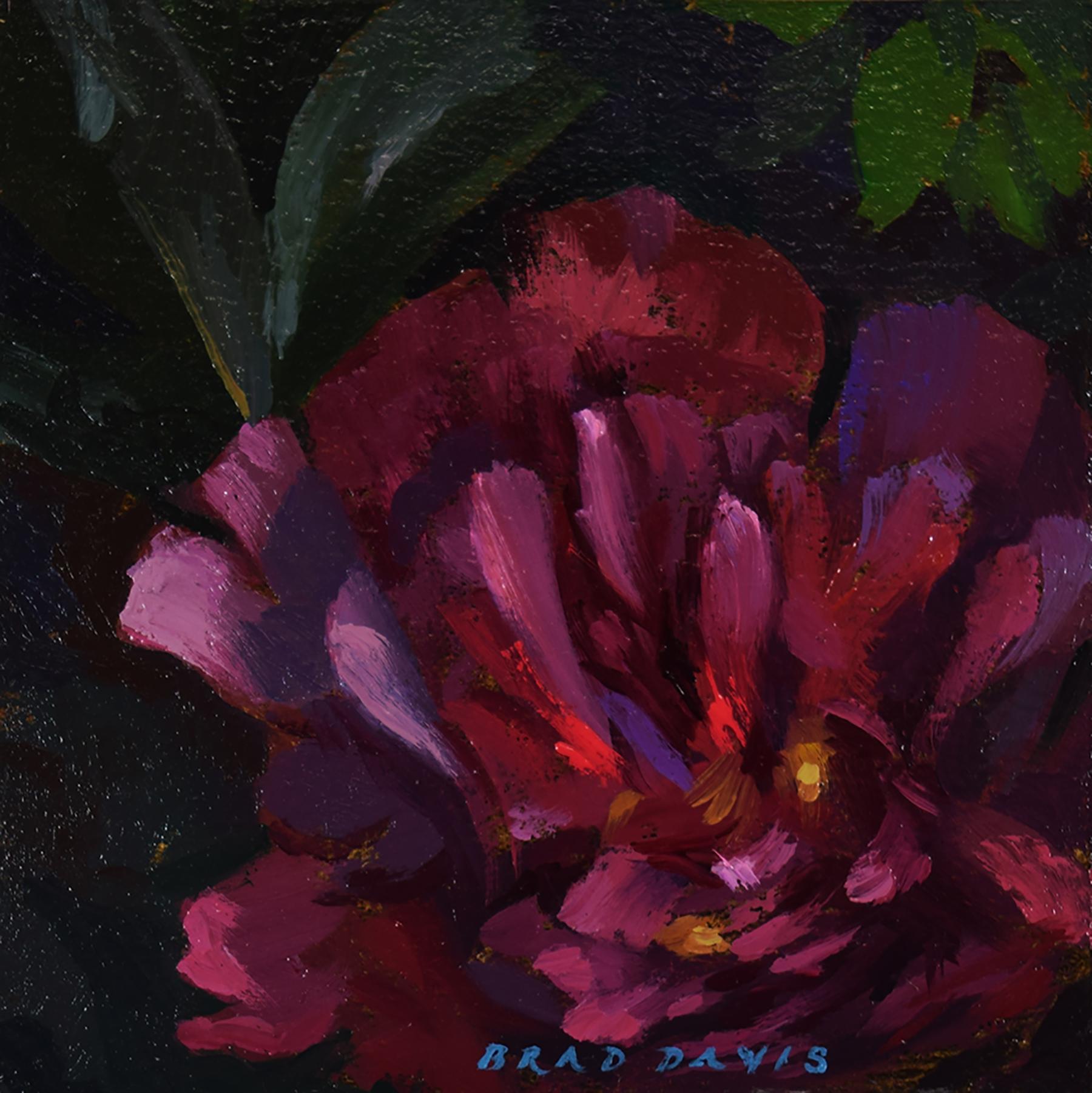 Brad Davis Figurative Painting - "June Bloom, " Oil painting