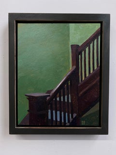 "Stairwell, " Oil painting