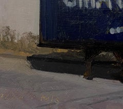 "Trailer" (2023) - Original Oil of Truck Trailer by Brad Davis