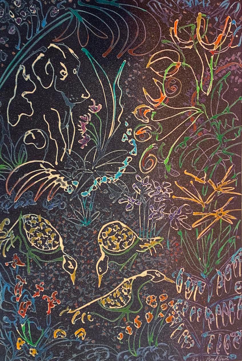 Dog and Partridge n° 1 - Print de Brad Davis