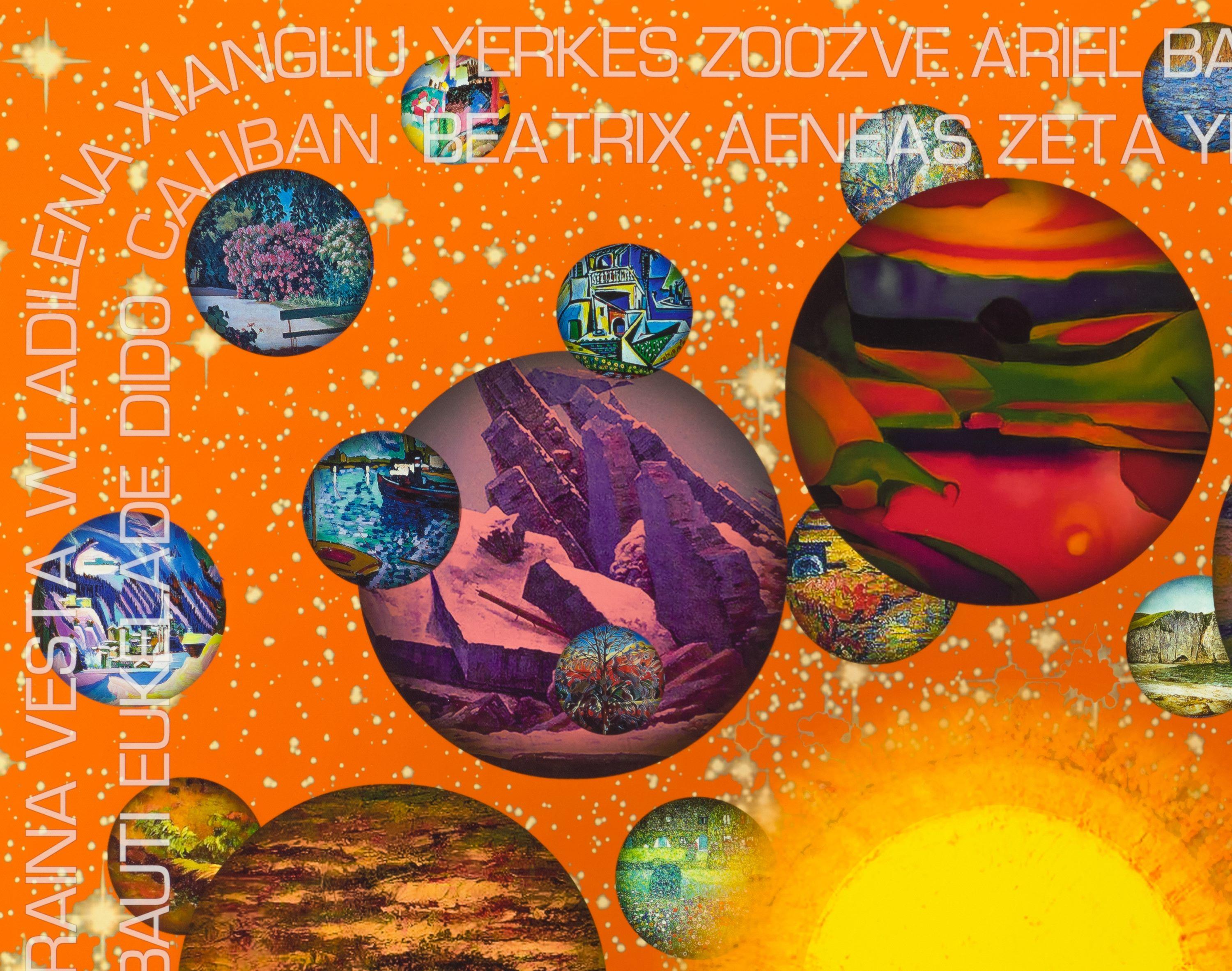 Schöne neue Welten 6, 2024 (Pop-Art), Print, von Brad Faine