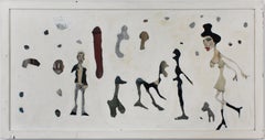 Hey Sailor Mixed Media on Canvas Figurative Contemporary Painting by Brad FIsher