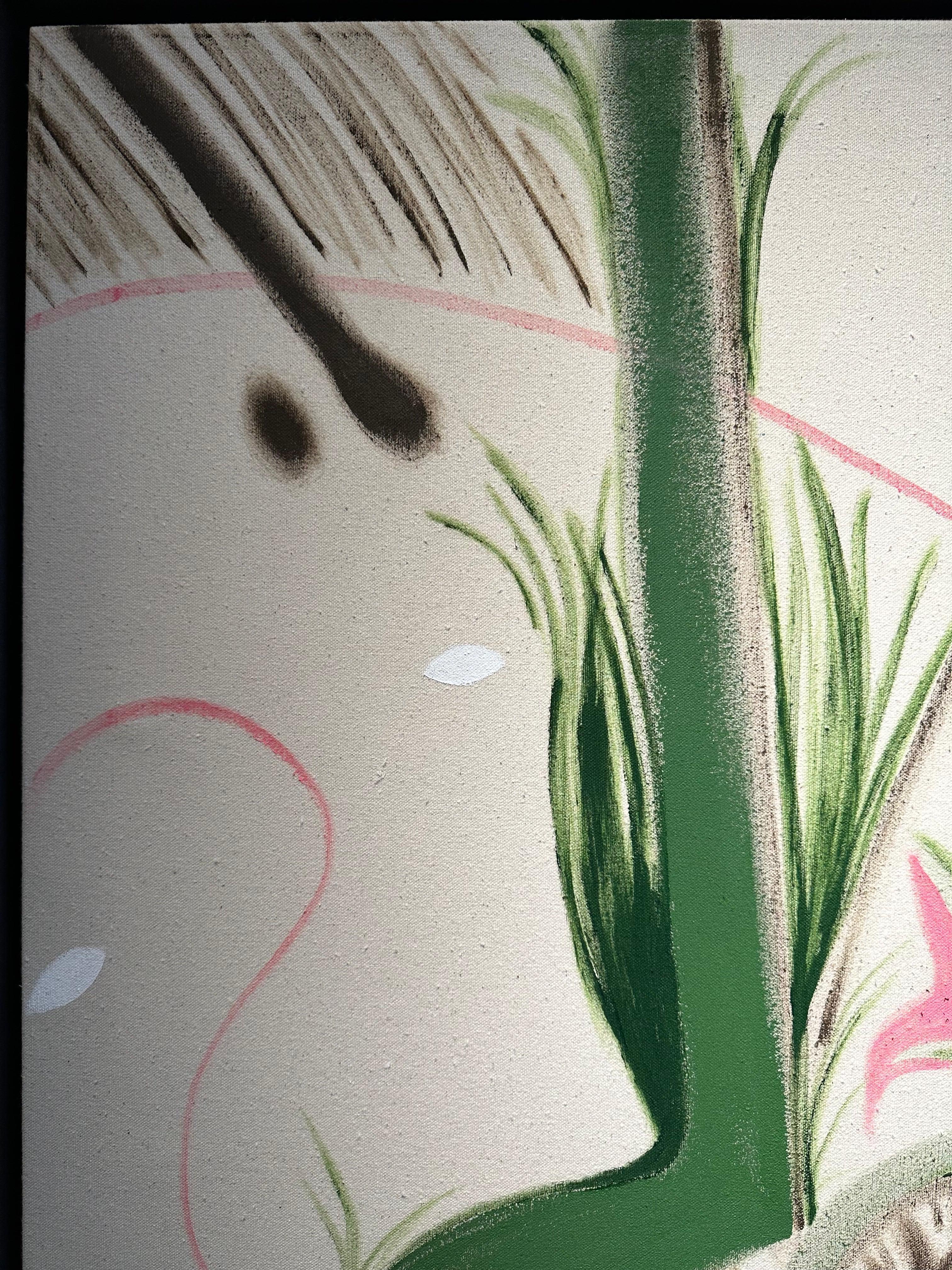Die Gartenschlange – Painting von Brad Fuller