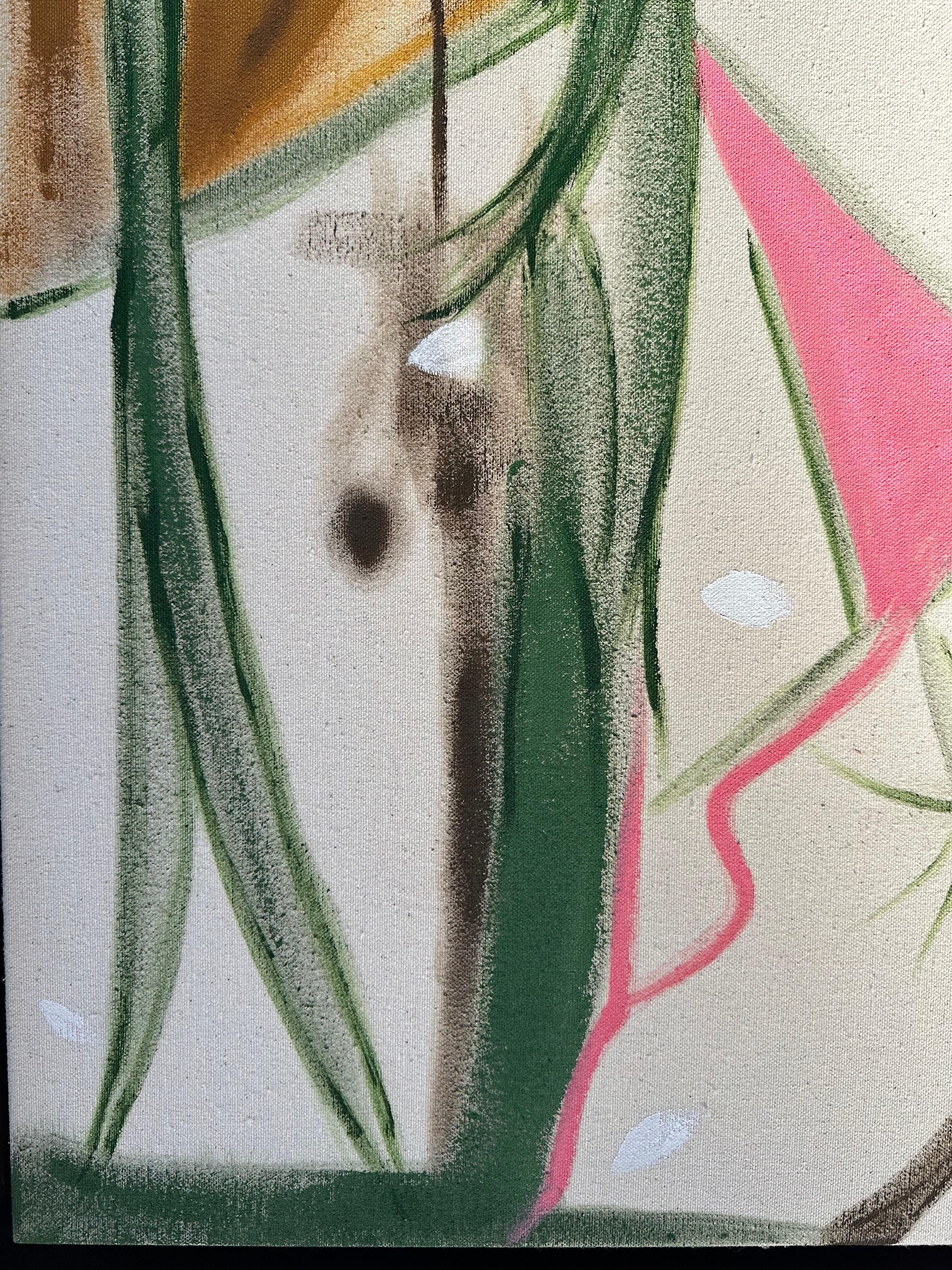 Die Gartenschlange (Abstrakt), Painting, von Brad Fuller