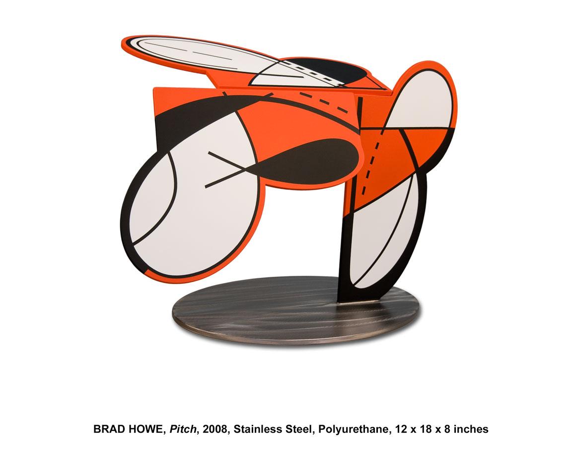 Fun, fabulous and poppy, this contemporary sculpture by Brad Howe is a perfect compliment to any sophisticated environment.