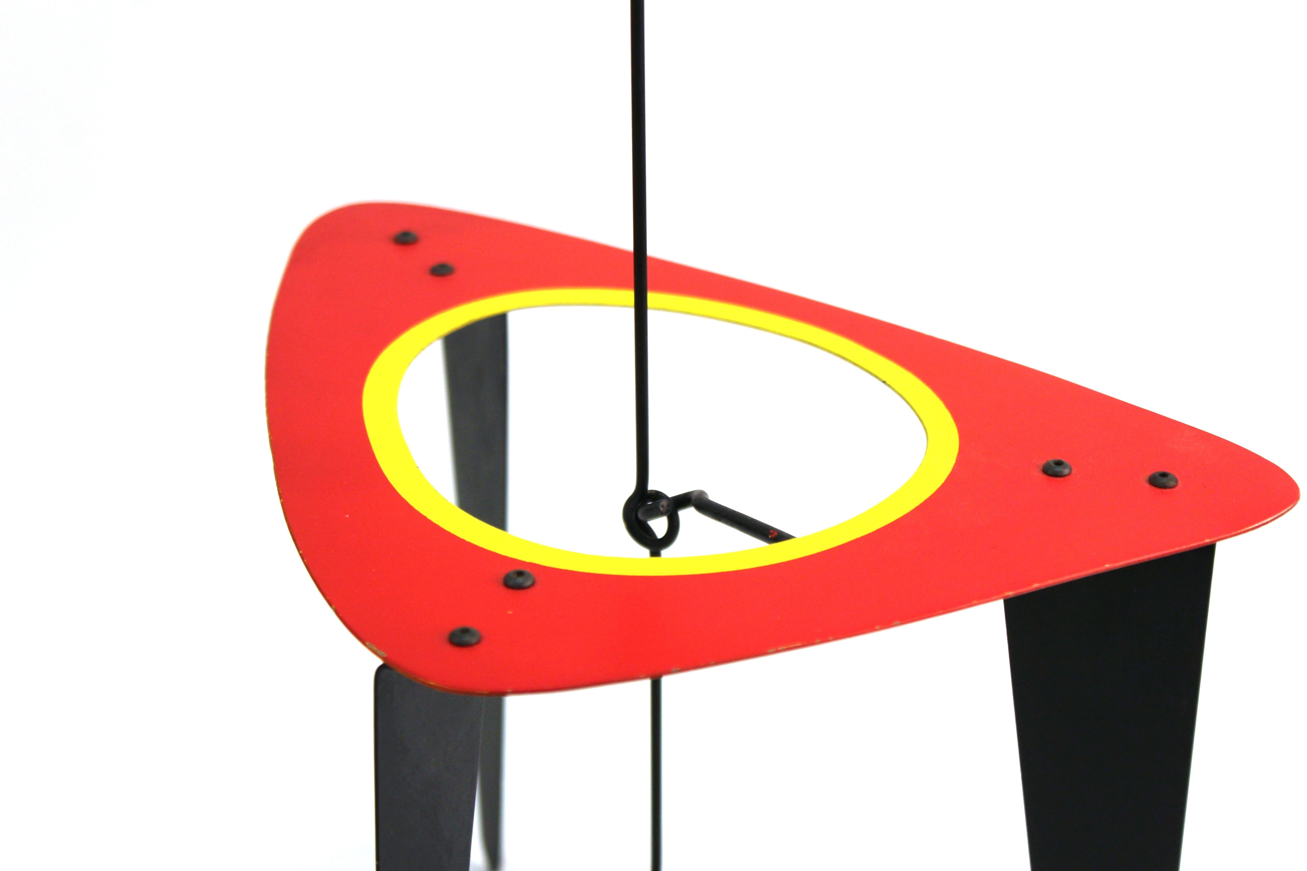 Brad Howe Modern Kinetic Mobile / Stabile Sculpture In Good Condition In New York, NY