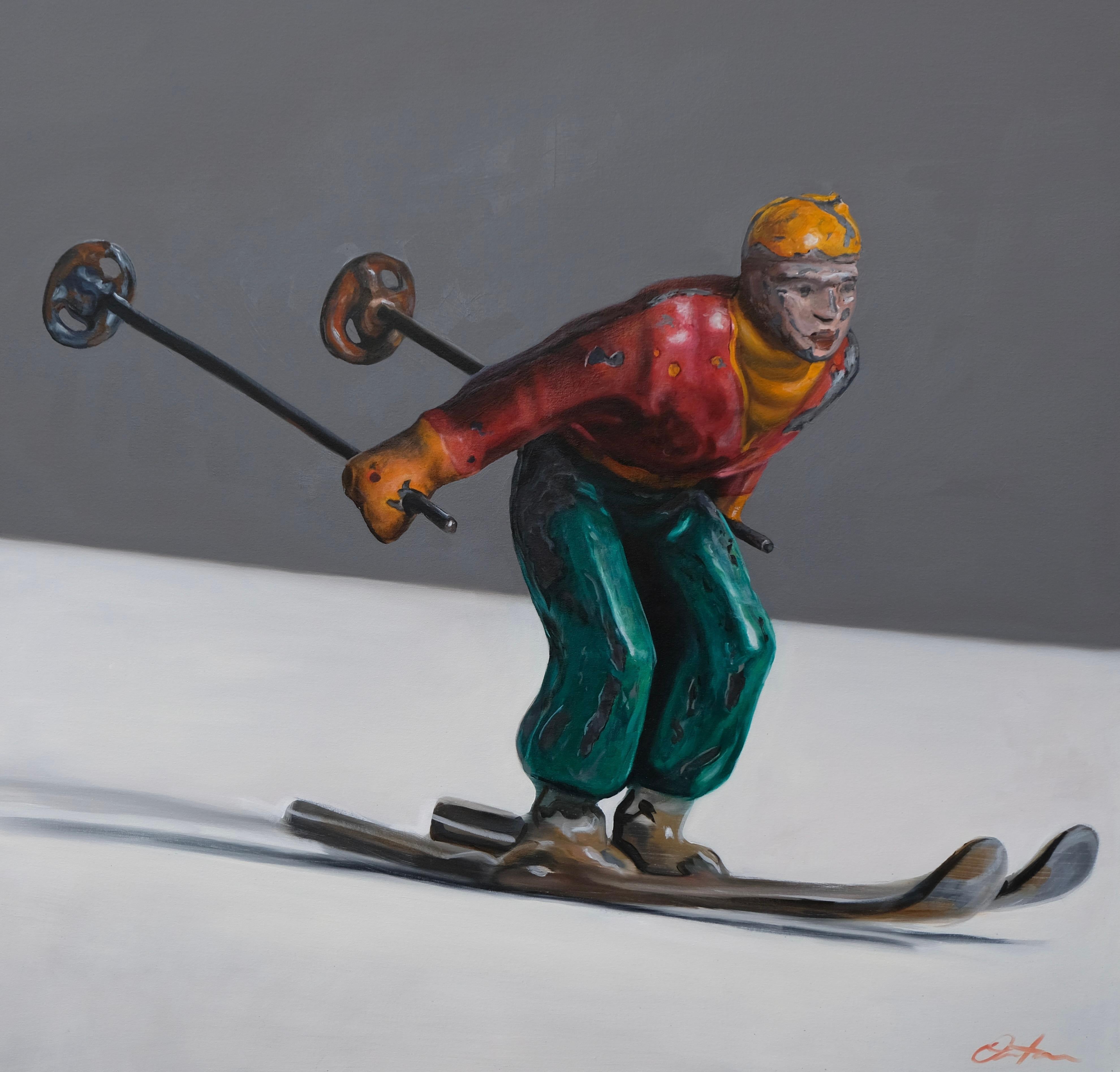 Brad Overton Still-Life Painting - Rough Rider