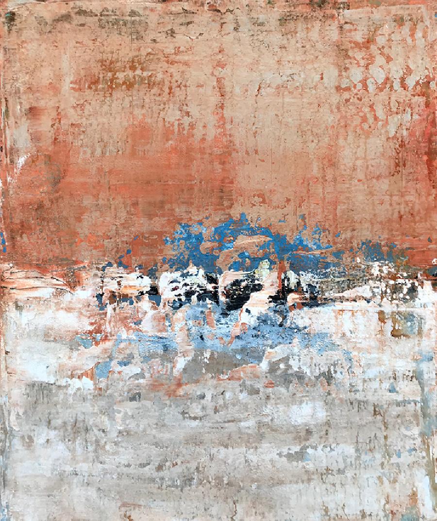 Medium Sized Artwork Mix Media on Stretched Canvas.

BIO
Born and raised in the coastal town of Mobile, Alabama, Brad Robertson's earliest inspiration was the landscape—the indigenous pines and oak trees, and the waters of Mobile Bay. The coastal