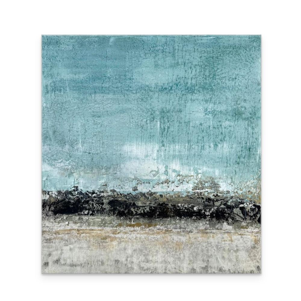 Medium Size Textured Contemporary Mix Media Artwork on Canvas. 

BIO
Born and raised in the coastal town of Mobile, Alabama, Brad Robertson's earliest inspiration was the landscape—the indigenous pines and oak trees, and the waters of Mobile Bay.