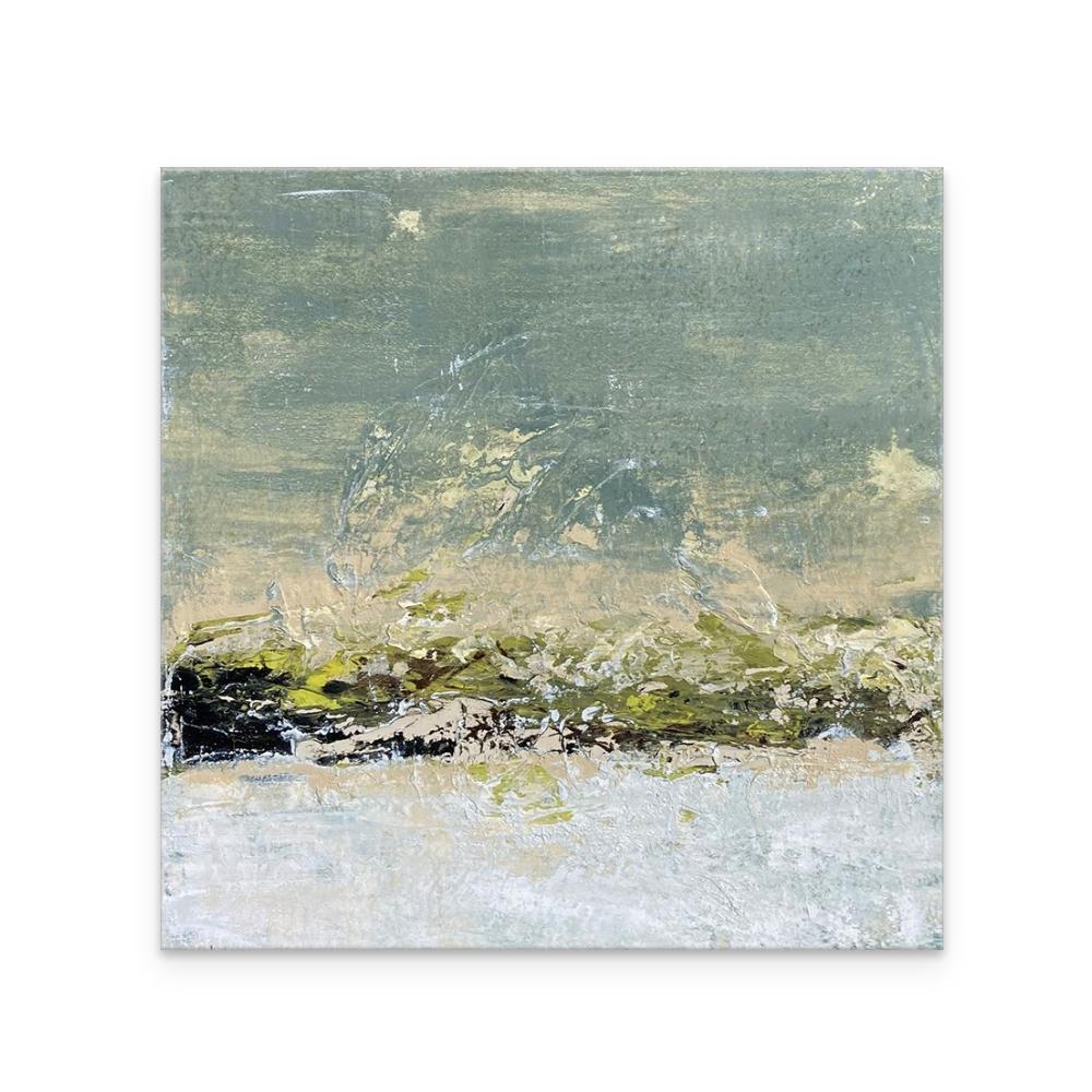 Medium Size Square Textured Artwork Mix Media on Canvas. 

BIO
Born and raised in the coastal town of Mobile, Alabama, Brad Robertson's earliest inspiration was the landscape—the indigenous pines and oak trees, and the waters of Mobile Bay. The