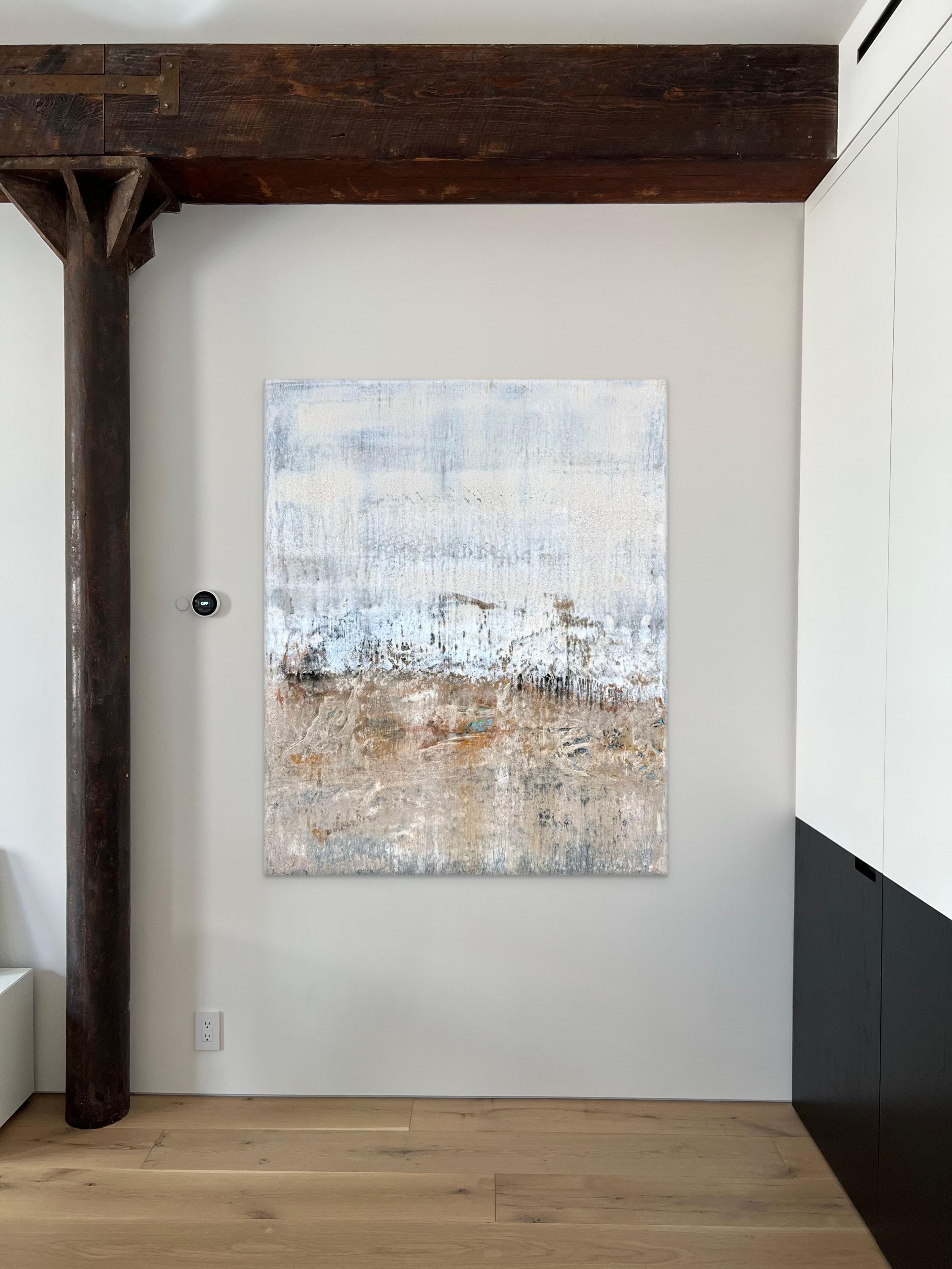 The Gateway (Large Textured Abstract Painting on Stretched Canvas) For Sale 1