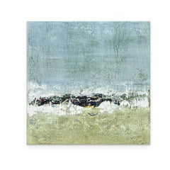 The Traveler (Textured Abstract Square Painting on Stretched Canvas)
