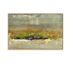 Ohne Titel, Nr. 14 - Großes strukturiertes abstraktes Landschaftsgemälde auf Leinwand