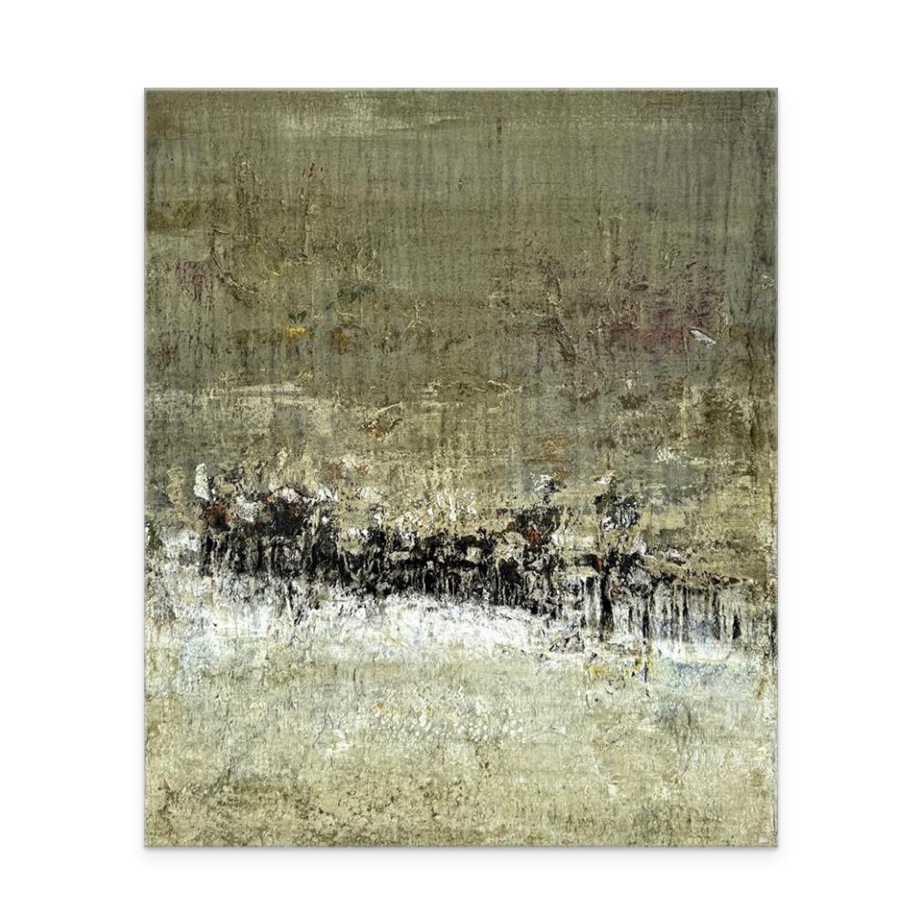 Large Size Textured Artwork Mix Media on Canvas. 

BIO
Born and raised in the coastal town of Mobile, Alabama, Brad Robertson's earliest inspiration was the landscape—the indigenous pines and oak trees, and the waters of Mobile Bay. The coastal