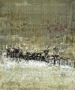 Watchtower (Textured Large Abstract Painting on Stretched Canvas)