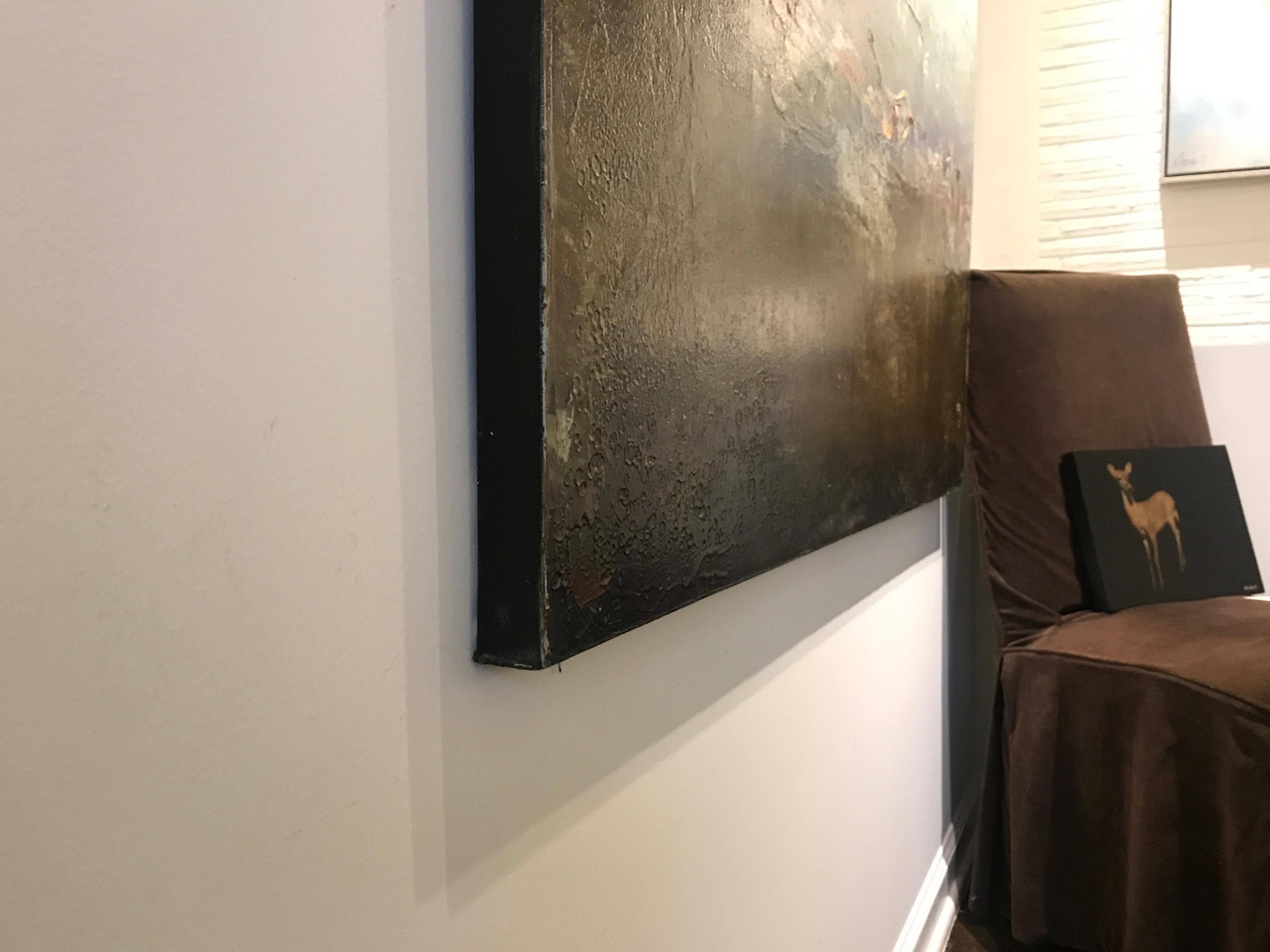 Opened Sky by Brad Robertson, Large Vertical Abstract Mixed Media on Canvas 5