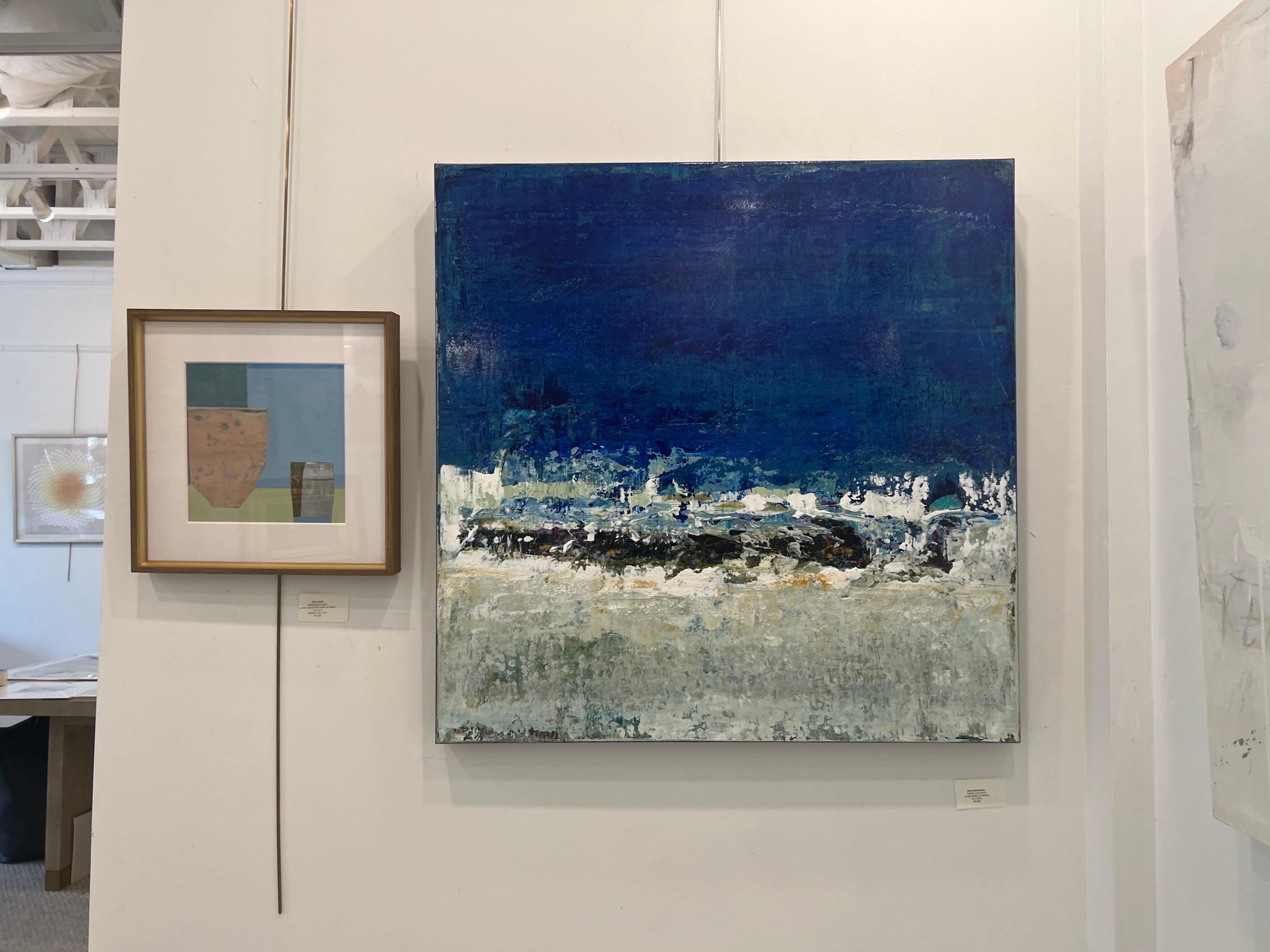 Rhythm and Blues by Brad Robertson, Square Abstract Painting on Canvas 4