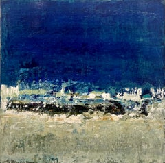 Rhythm and Blues by Brad Robertson, Square Abstract Painting on Canvas