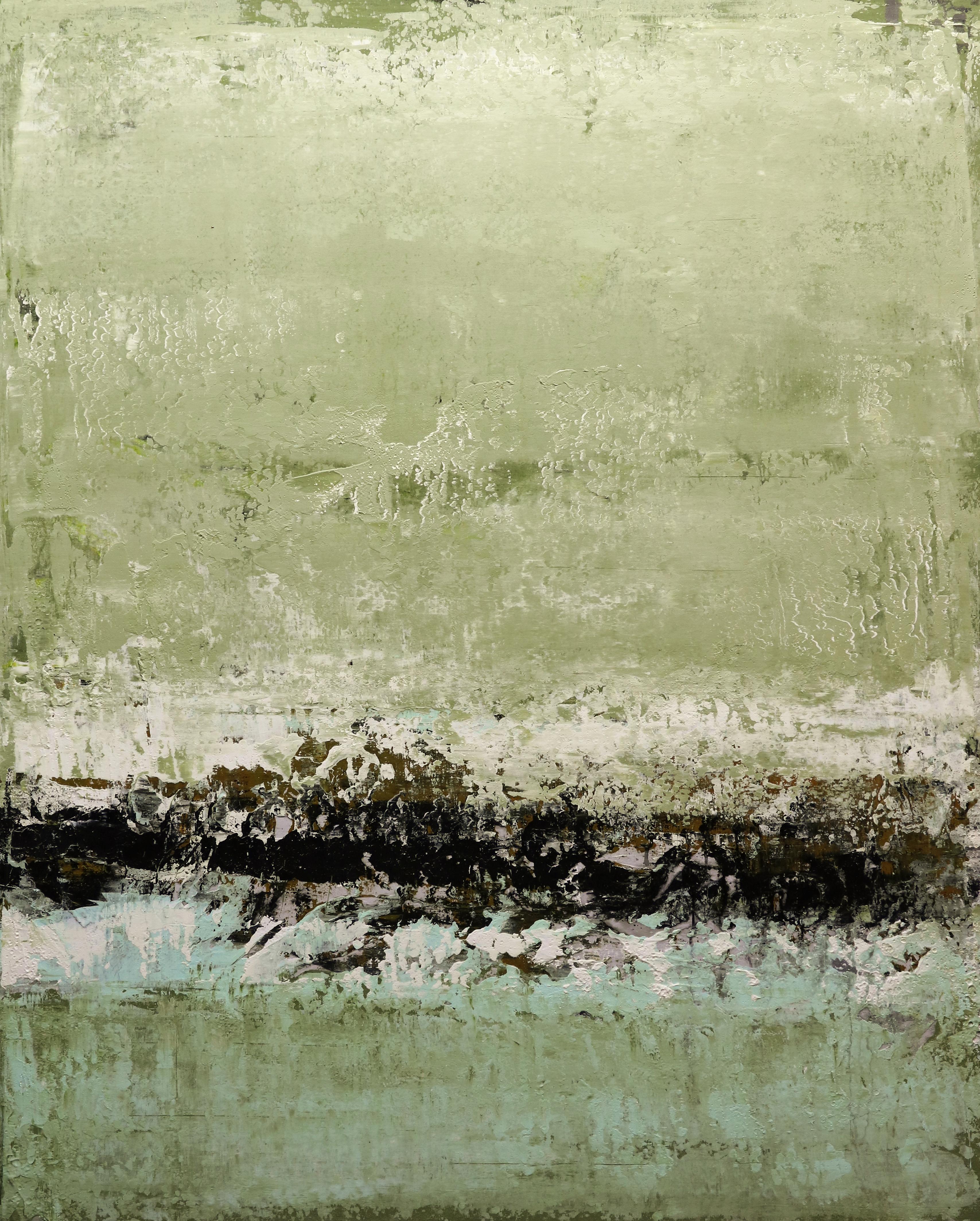 Brad Robertson Abstract Painting - Smoke Rise