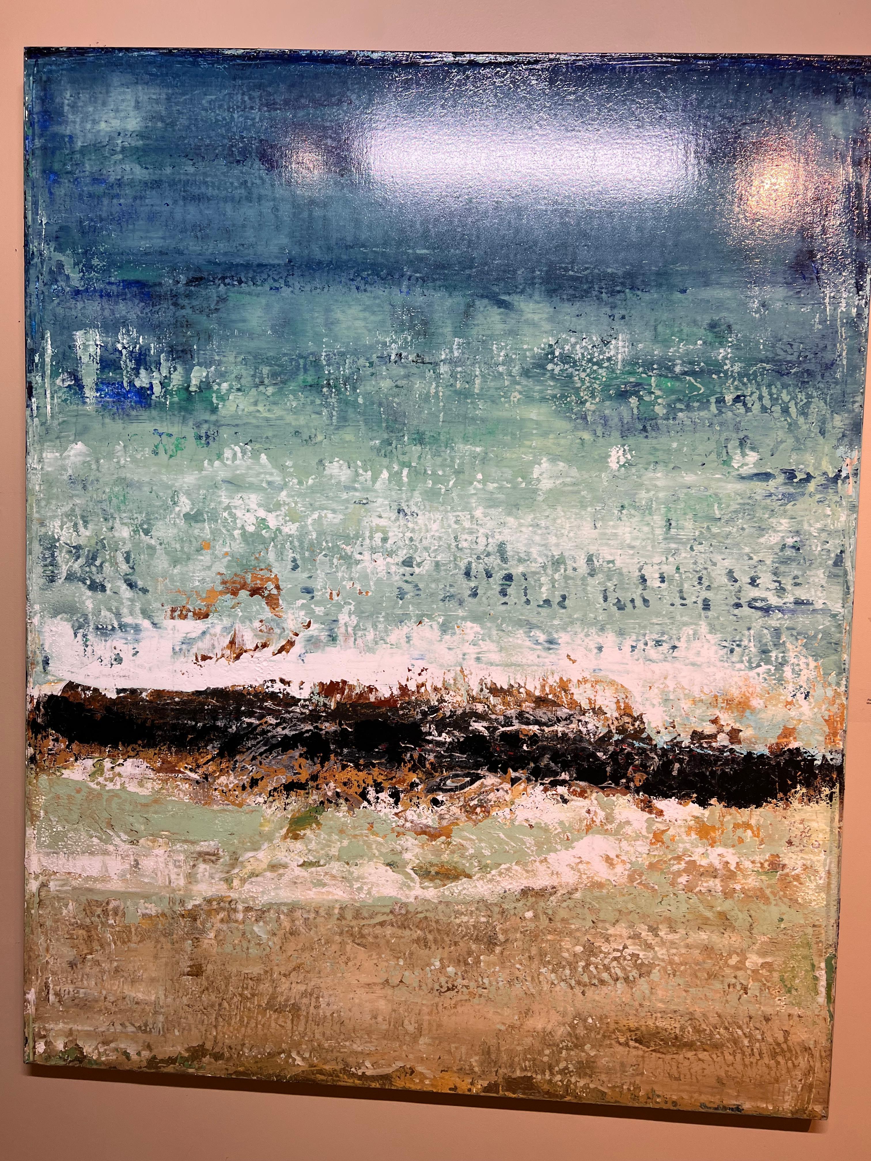 Southern Shores - Abstract Painting by Brad Robertson