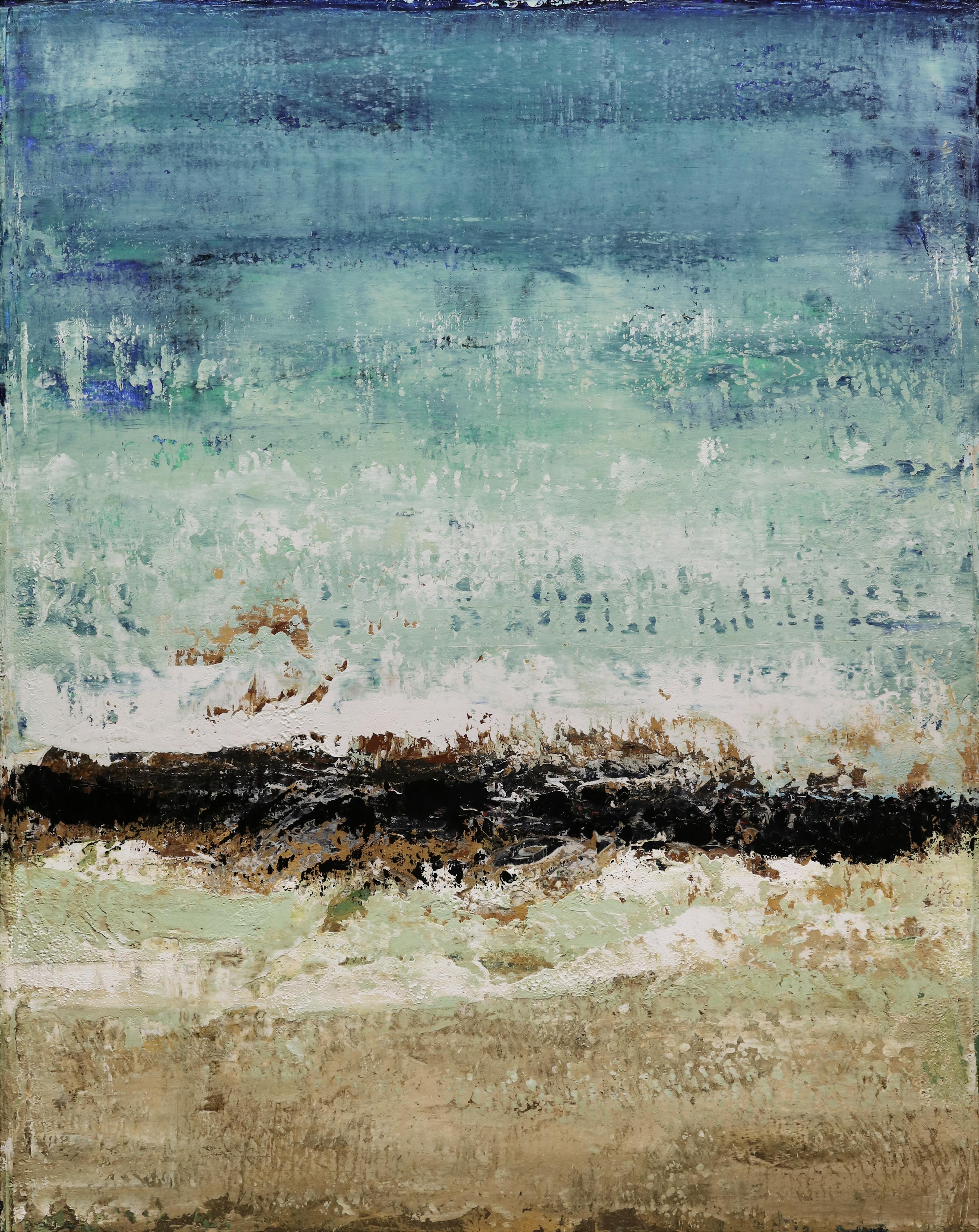 Brad Robertson Abstract Painting - Southern Shores