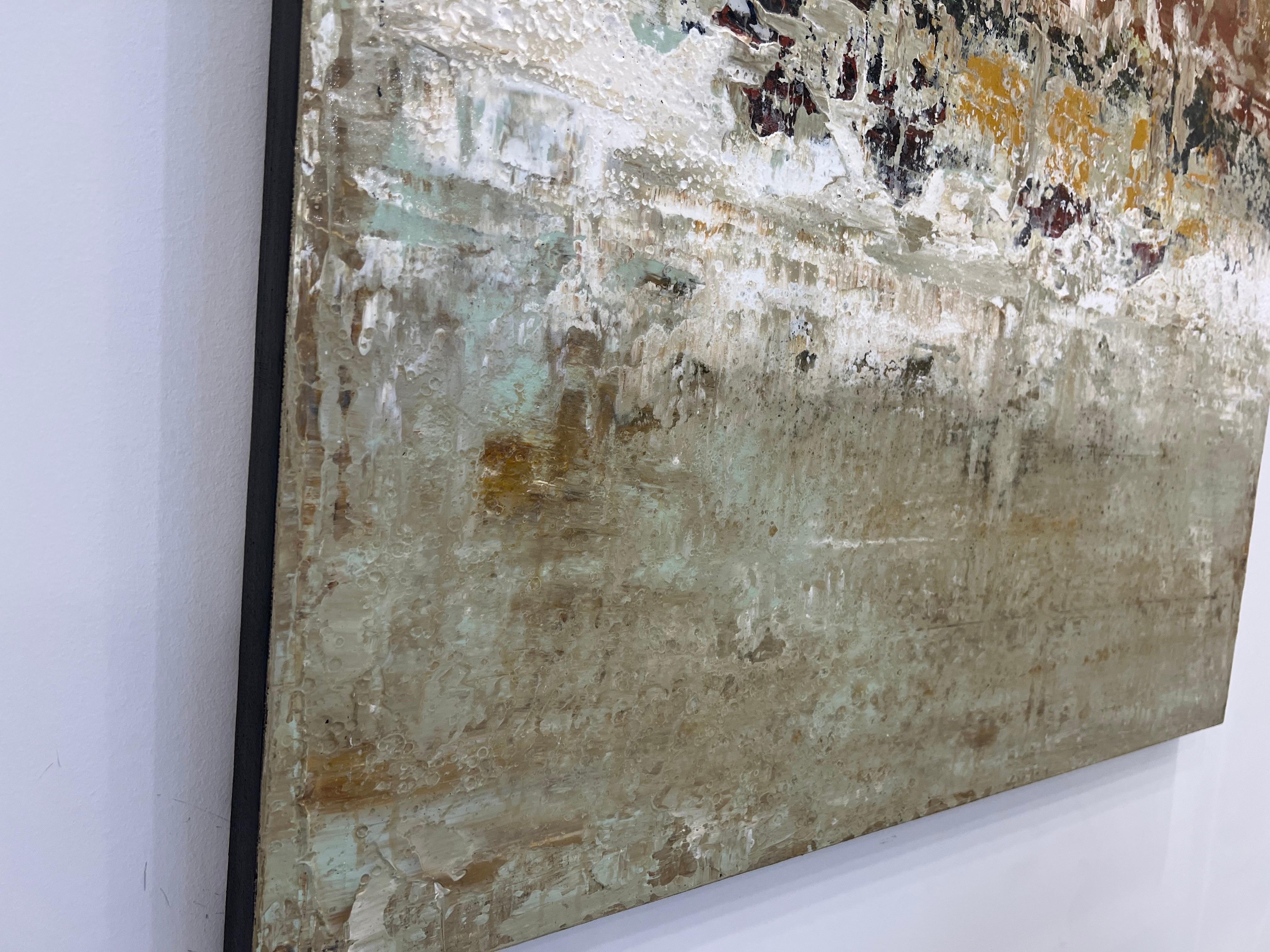 Sol en movimiento by Brad Robertson, Pintura abstracta vertical sobre lienzo 4