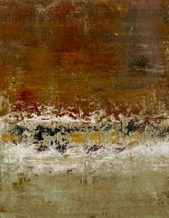 Sun in Motion by Brad Robertson, Vertical Abstract Painting on Canvas
