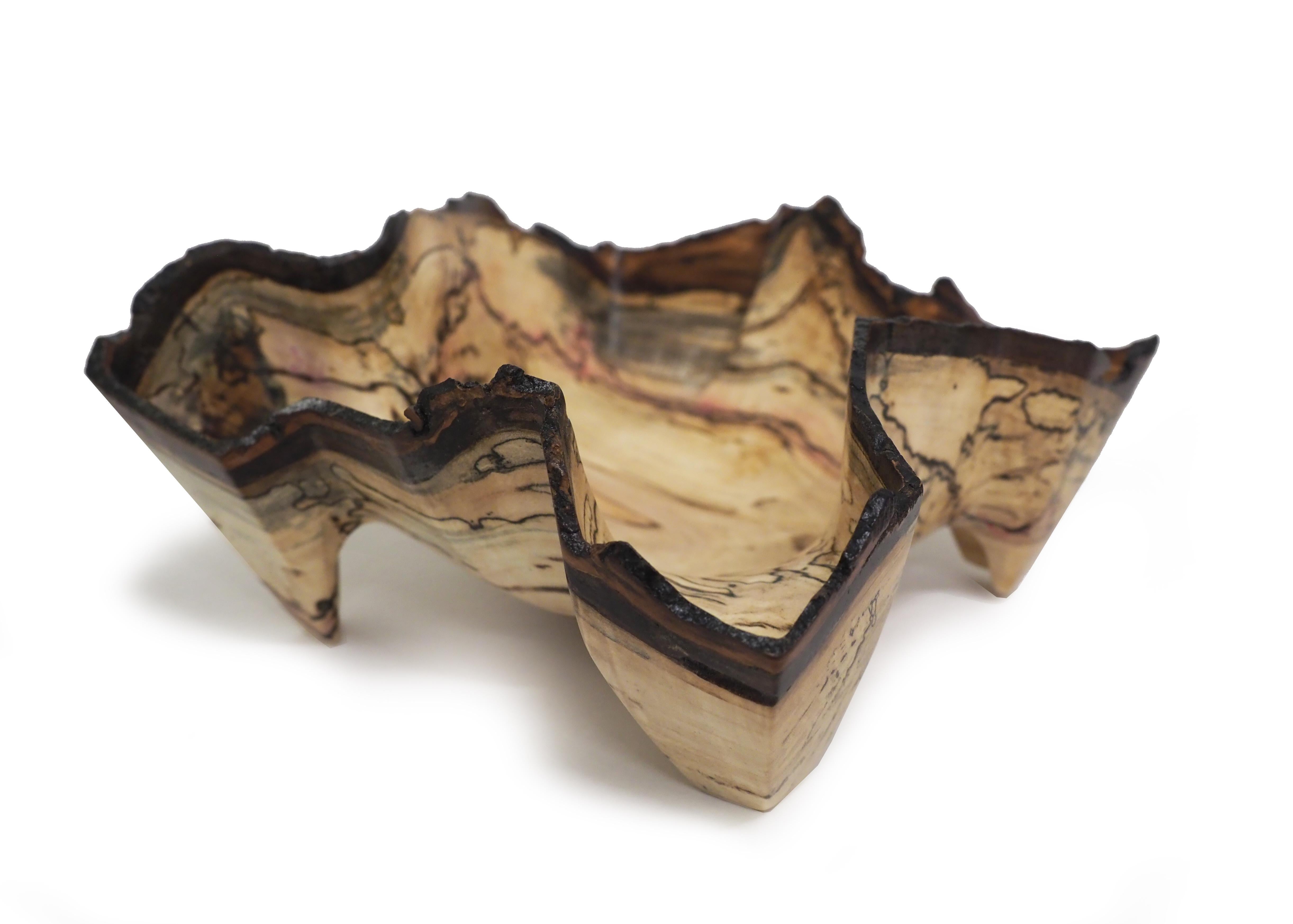K2 by Brad Sells is a beautiful, rustic sculpture made from maple burl. 