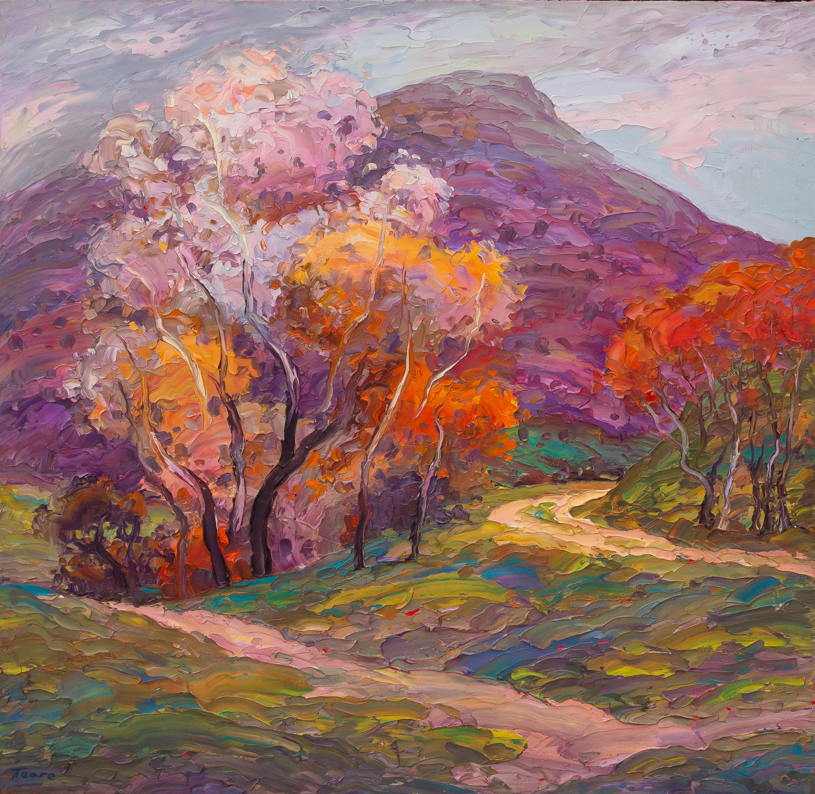 Fard à joues d'automne - Impressionnisme Painting par Brad Teare 