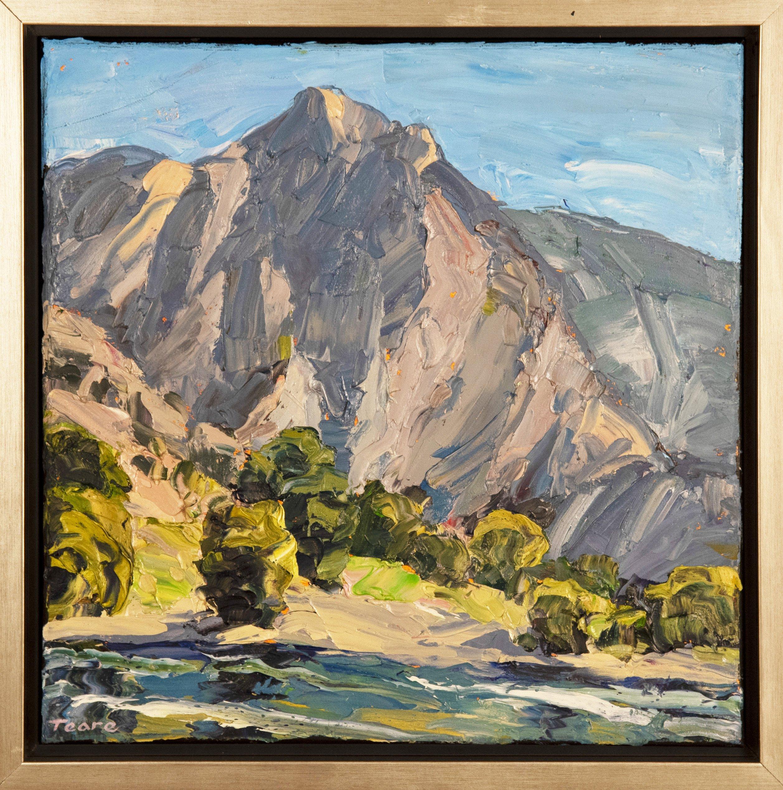 Brad Teare  Landscape Painting - "Big Cottonwood Peak" by Brad Teare