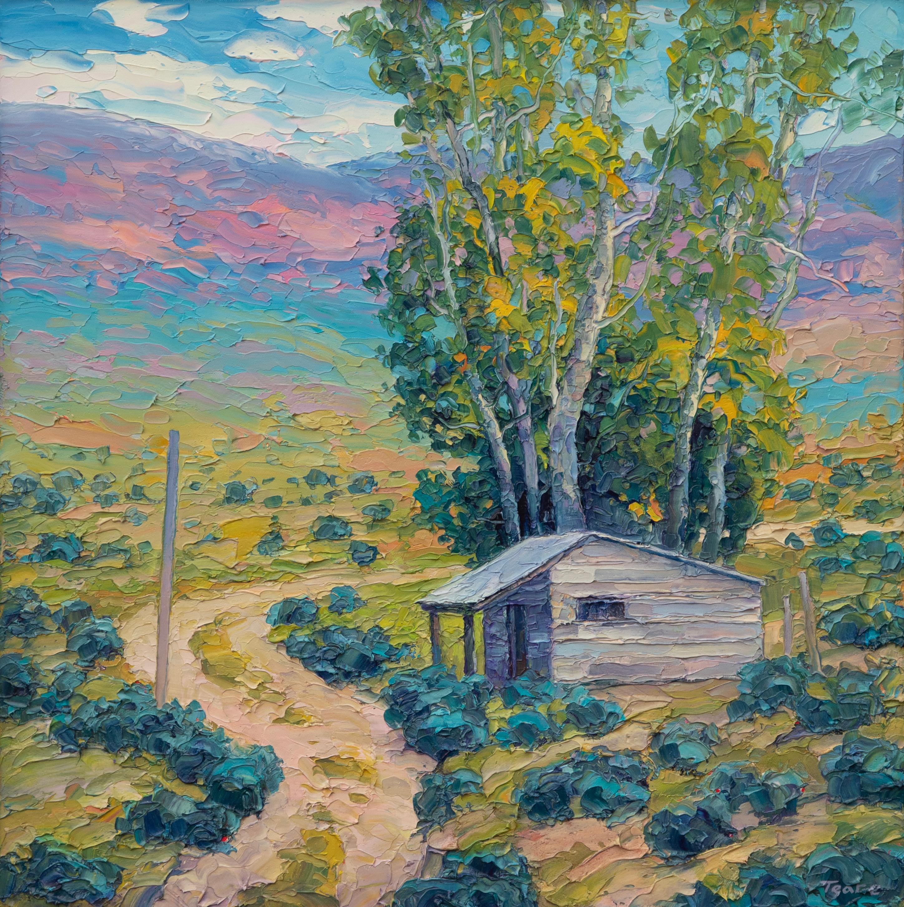 Maison du désert - Painting de Brad Teare 