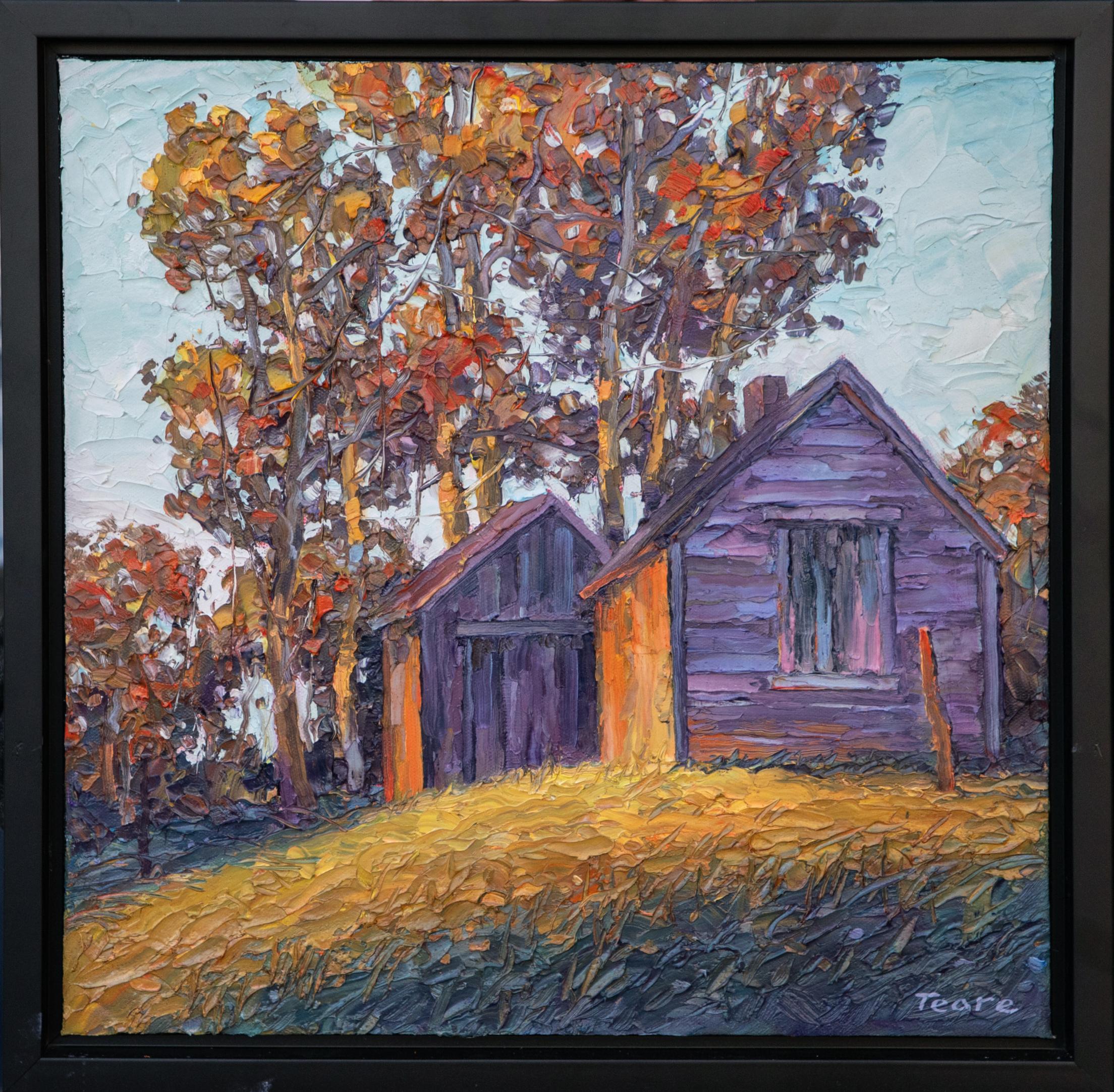 Abendschuppen – Painting von Brad Teare 