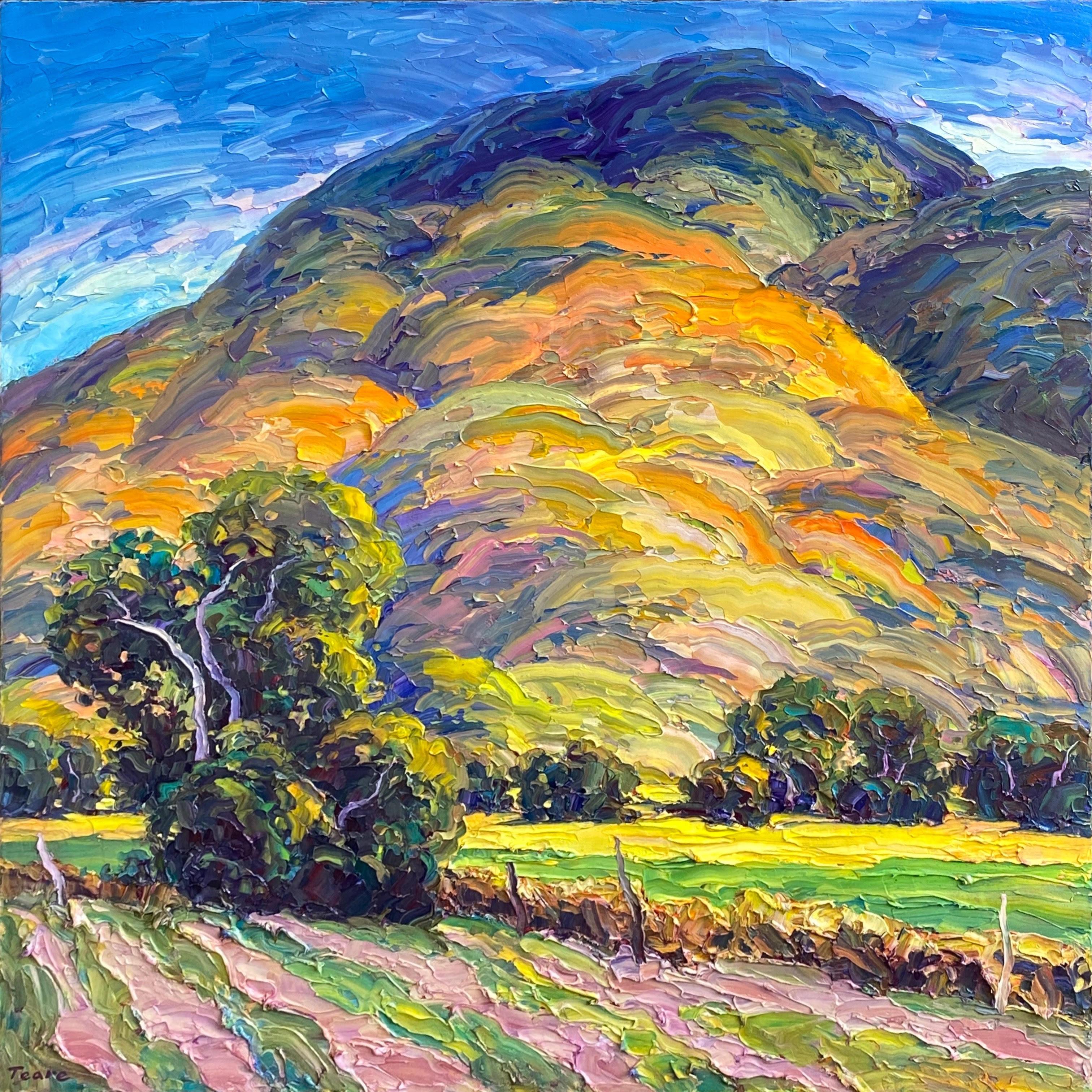 Serenity of Fading Summer - Impressionist Painting by Brad Teare 