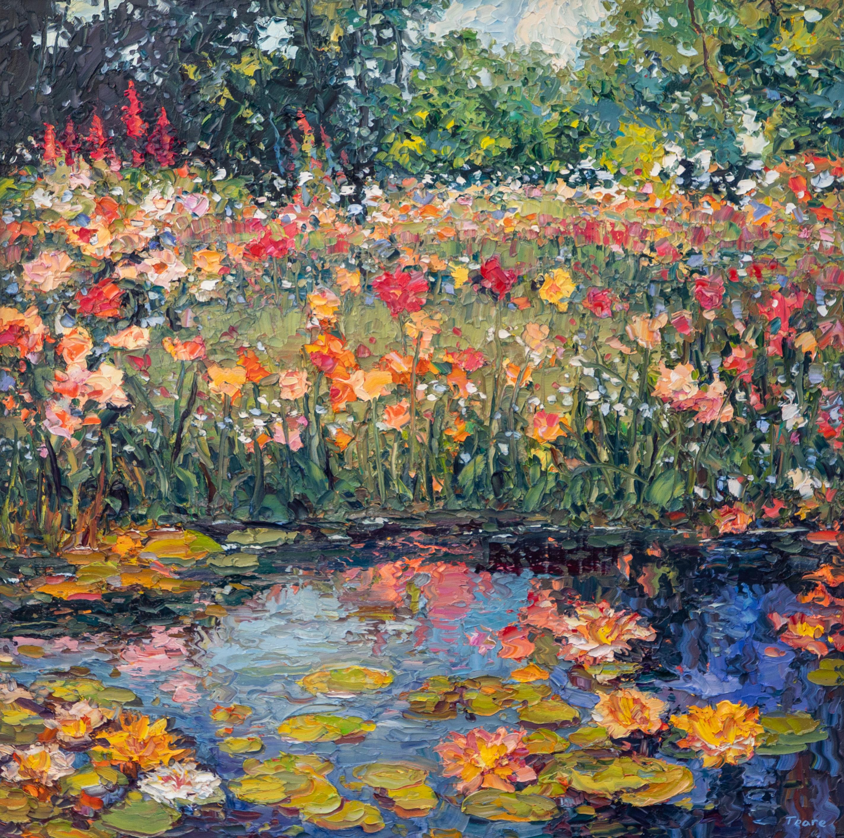 Unbound Garden – Painting von Brad Teare 