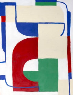 Around the Block - Arte astratta colorata: Tecnica mista su tela