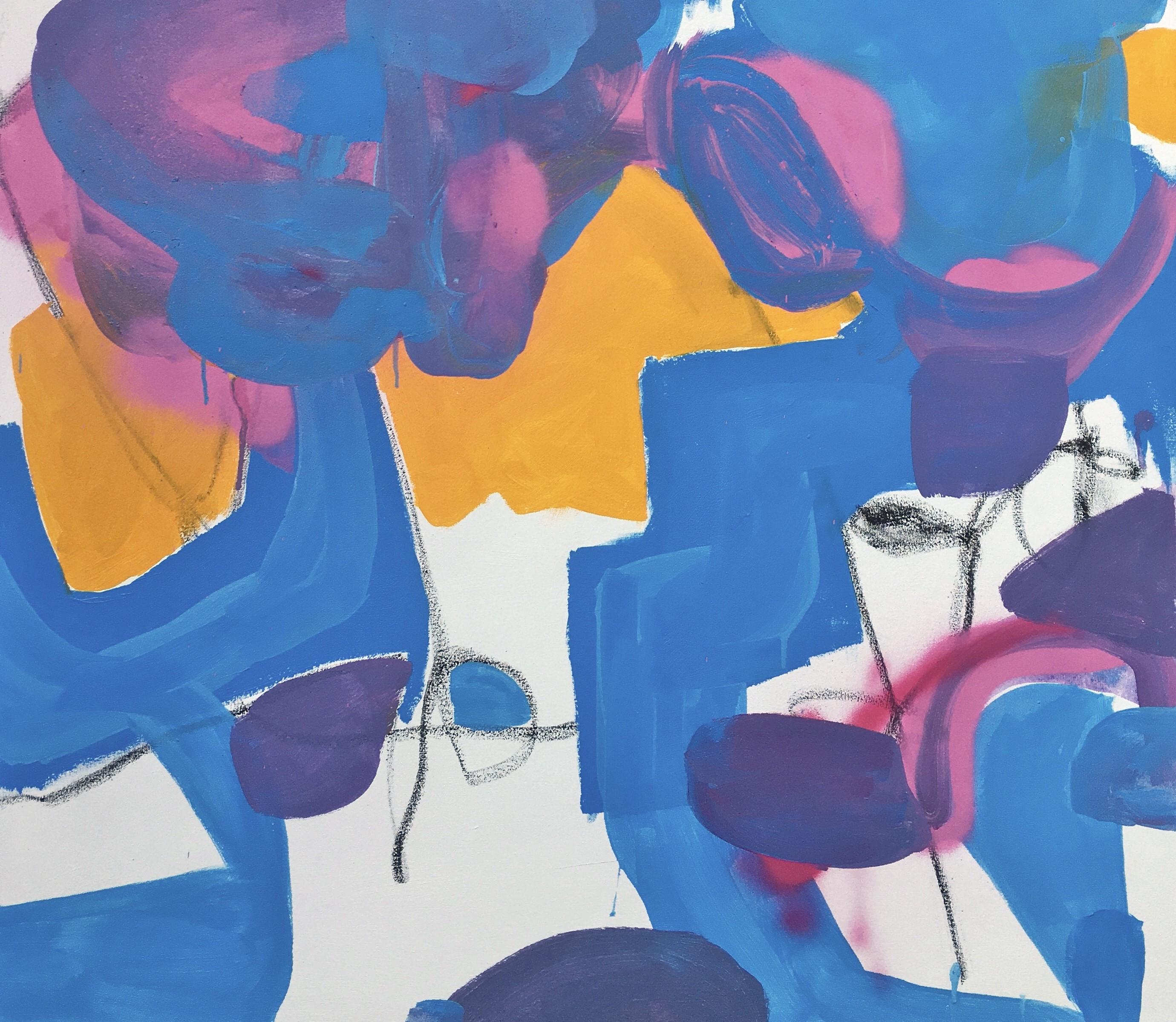 Come ci si sente - Arte astratta colorata: Tecnica mista su tela - Mixed Media Art Contemporaneo di Brad Waters
