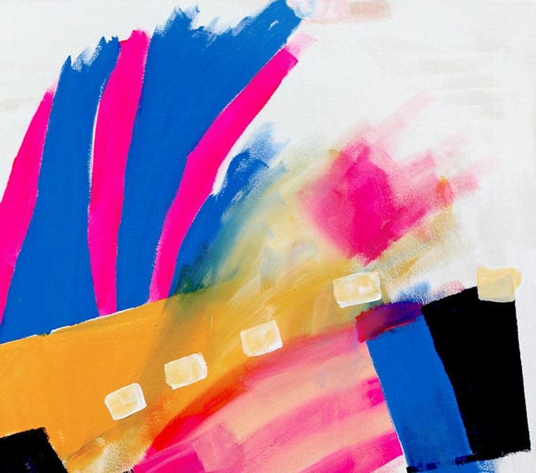 Brad Waters - Vibrant Human Expression - Colourful Abstract Art: Mixed ...