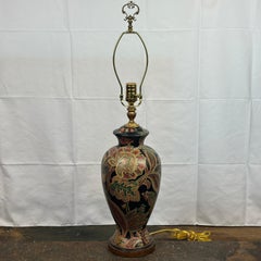 Bradburn Gallery Hand Painted Table Lamp With Brass Fittings