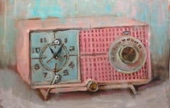 Pink GE Clock Radio