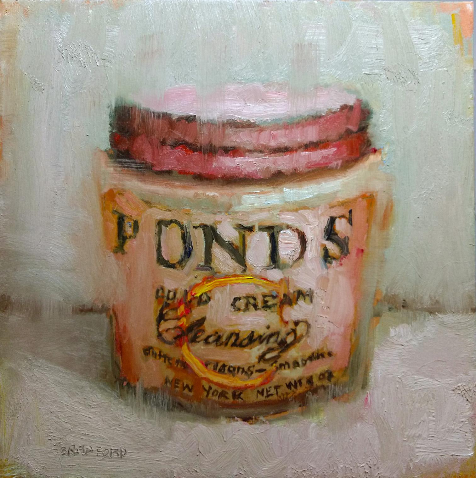 Bradford J. Salamon Still-Life Painting - Ponds Cold Cream