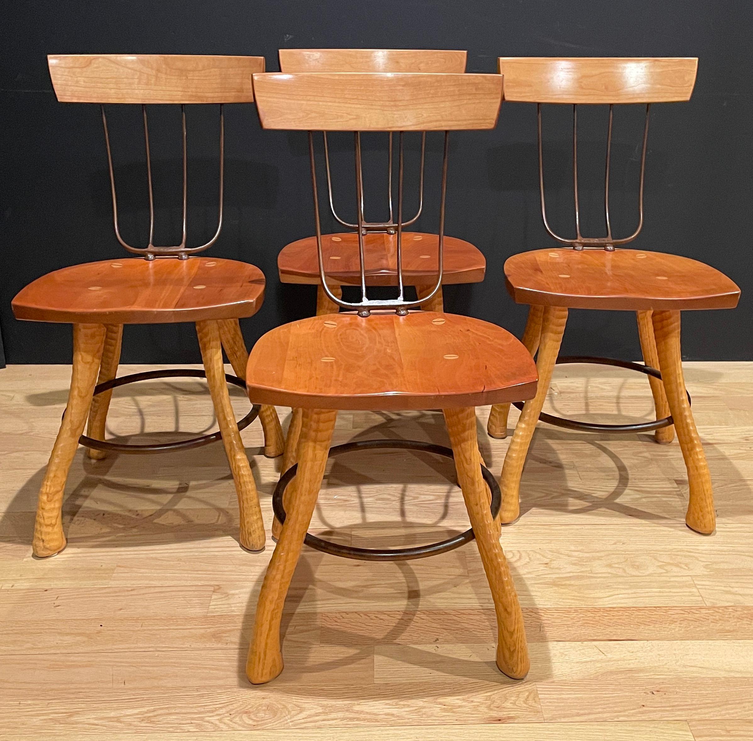Country Bradford Woodworking Ax Handle Dining/Kitchen Chairs
