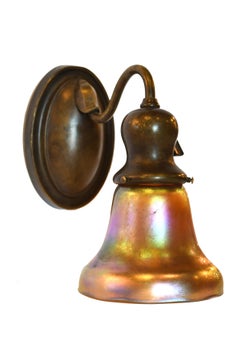 Bradley and Hubbard Brass Single Arm Sconce
