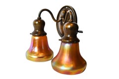 Bradley and Hubbard Brass Two-Arm Sconce