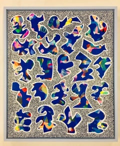 O.A., Contemporary, Abstract, Expressionistic, Colorful, Painting