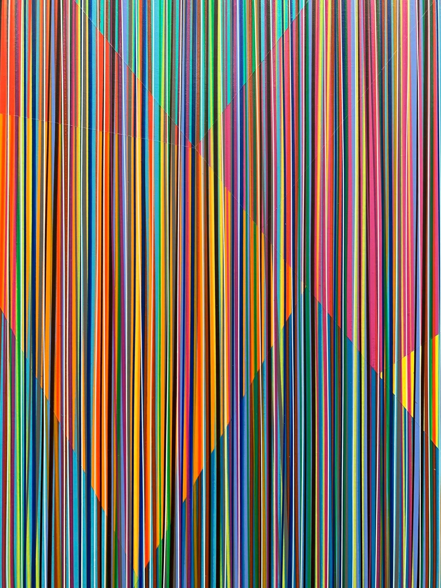 Tomorrow's Girls, Zeitgenössisches, Abstraktes, minimalistisches Acrylgemälde (Geometrische Abstraktion), Painting, von Bradley Harms
