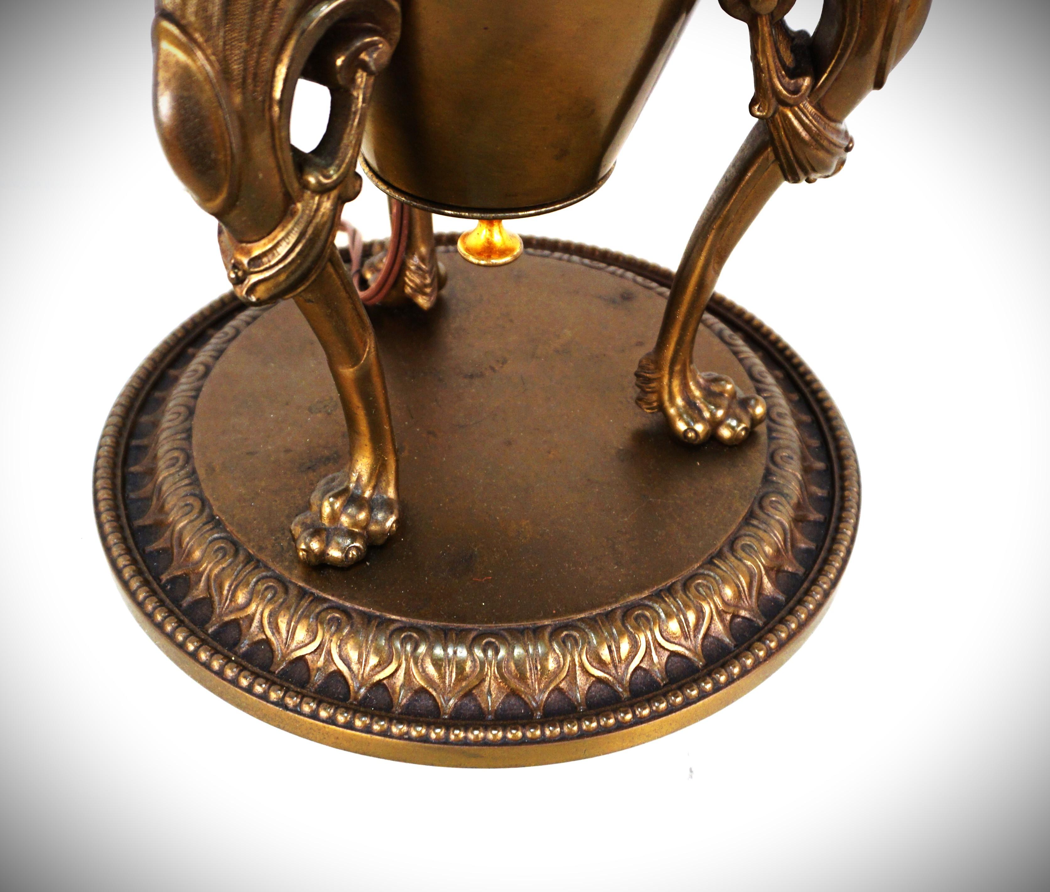 Bradley & Hubbard 19th Century Oil Lamp 2