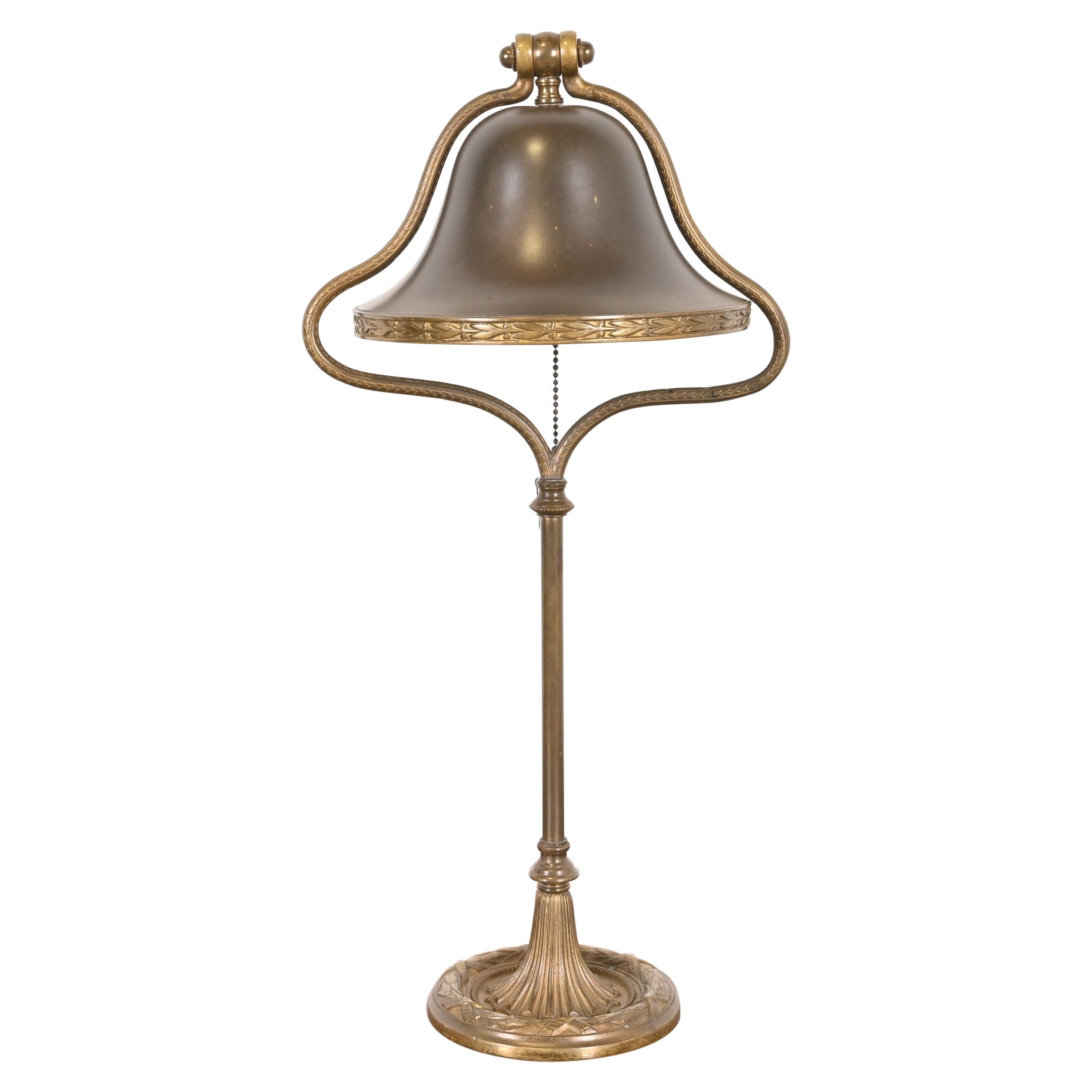 Bradley & Hubbard Arts and Crafts Harp Desk Lamp or Table Lamp, Circa 1920s