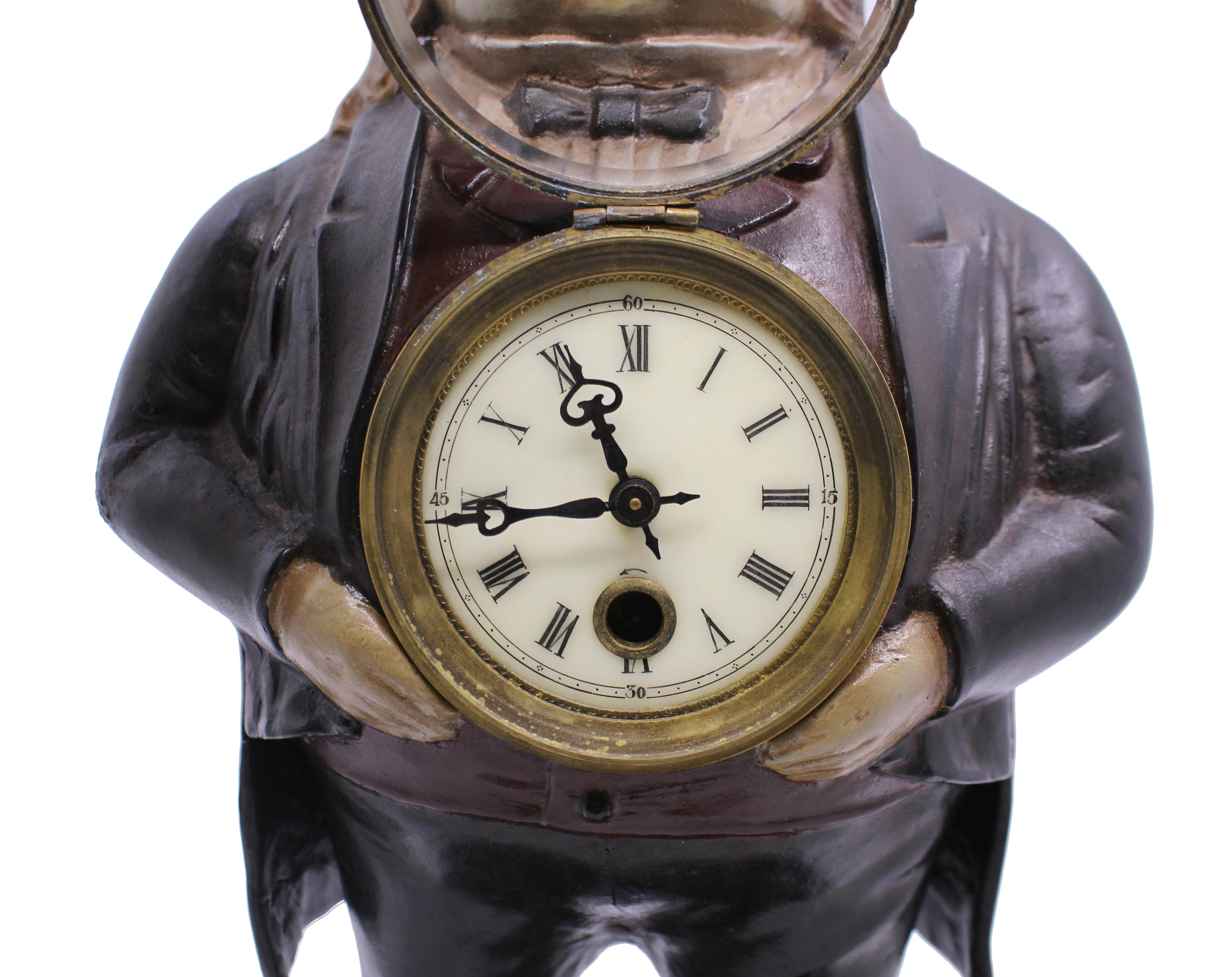 Bradley & Hubbard ‘John Bull’ Blinking Eye Clock – Pat. 1857 For Sale 7